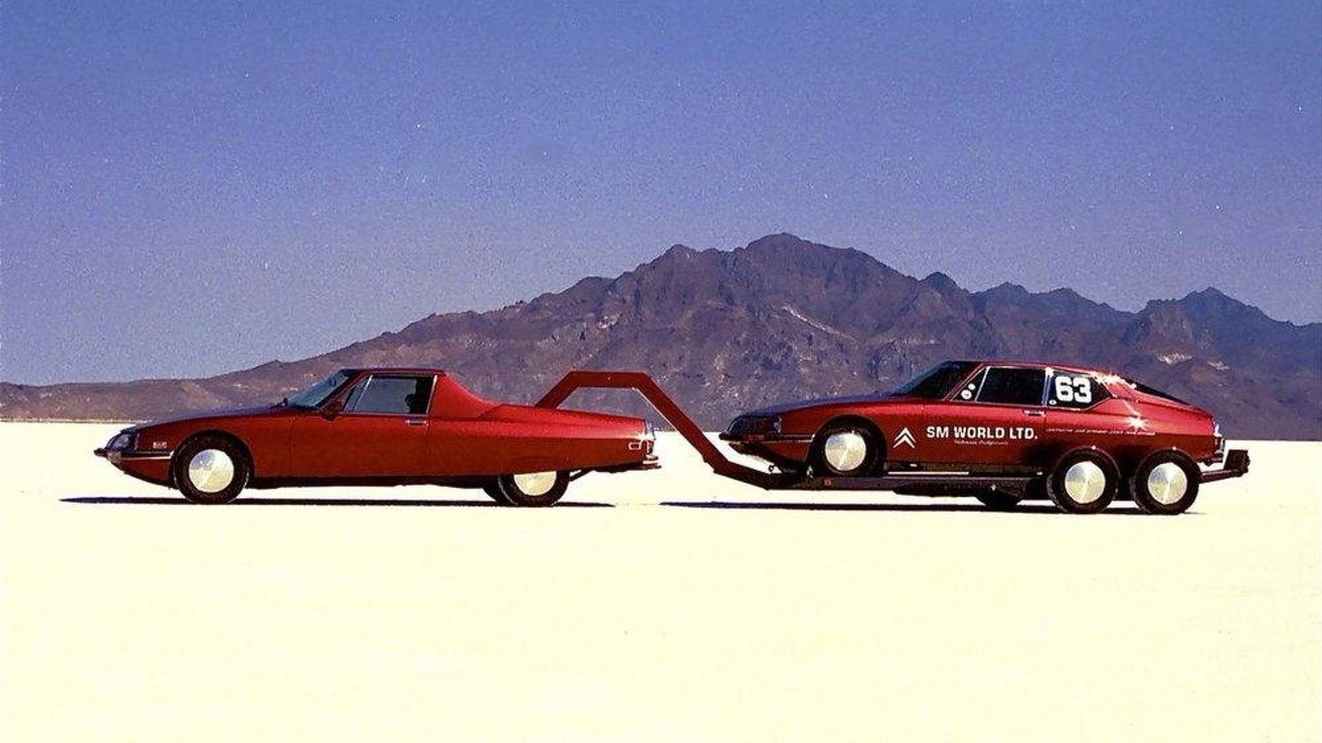 El Citroen SM en Bonneville Land Speed Racer, el Citroën SM que superó los 325 KM/H